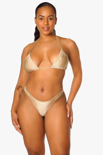 Conjunto de bikini con reloj Nude Sand Bae